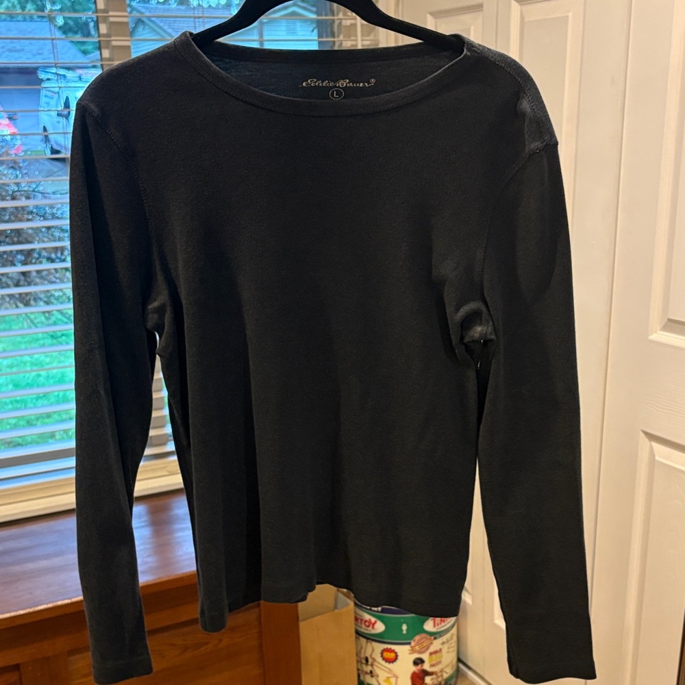Black Long Sleeve Top